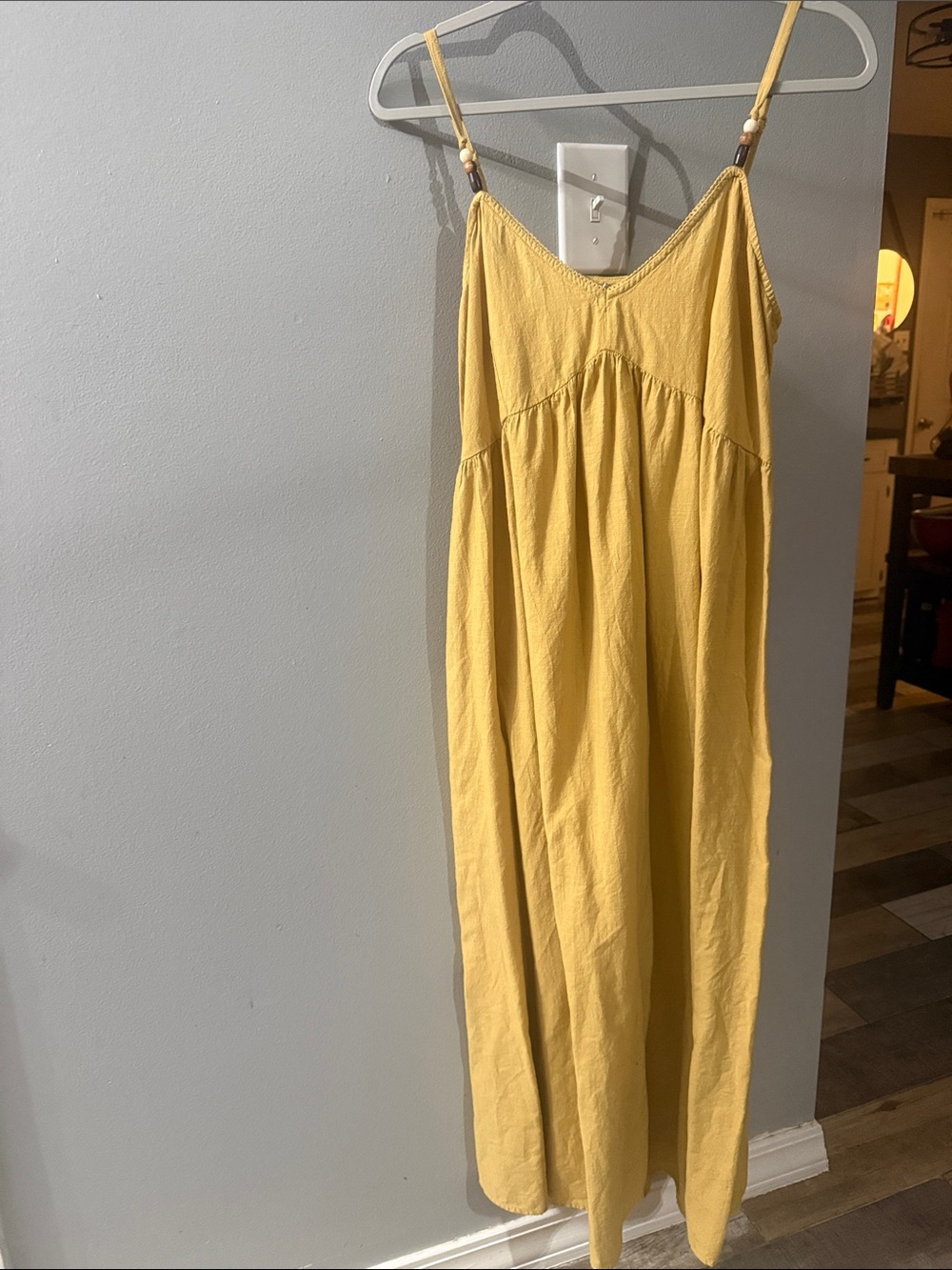 Old Navy Mustard Yellow Spaghetti-Strap Maxi Dress